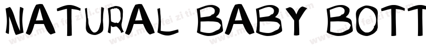 NATURAL BABY BOTTLE字体转换